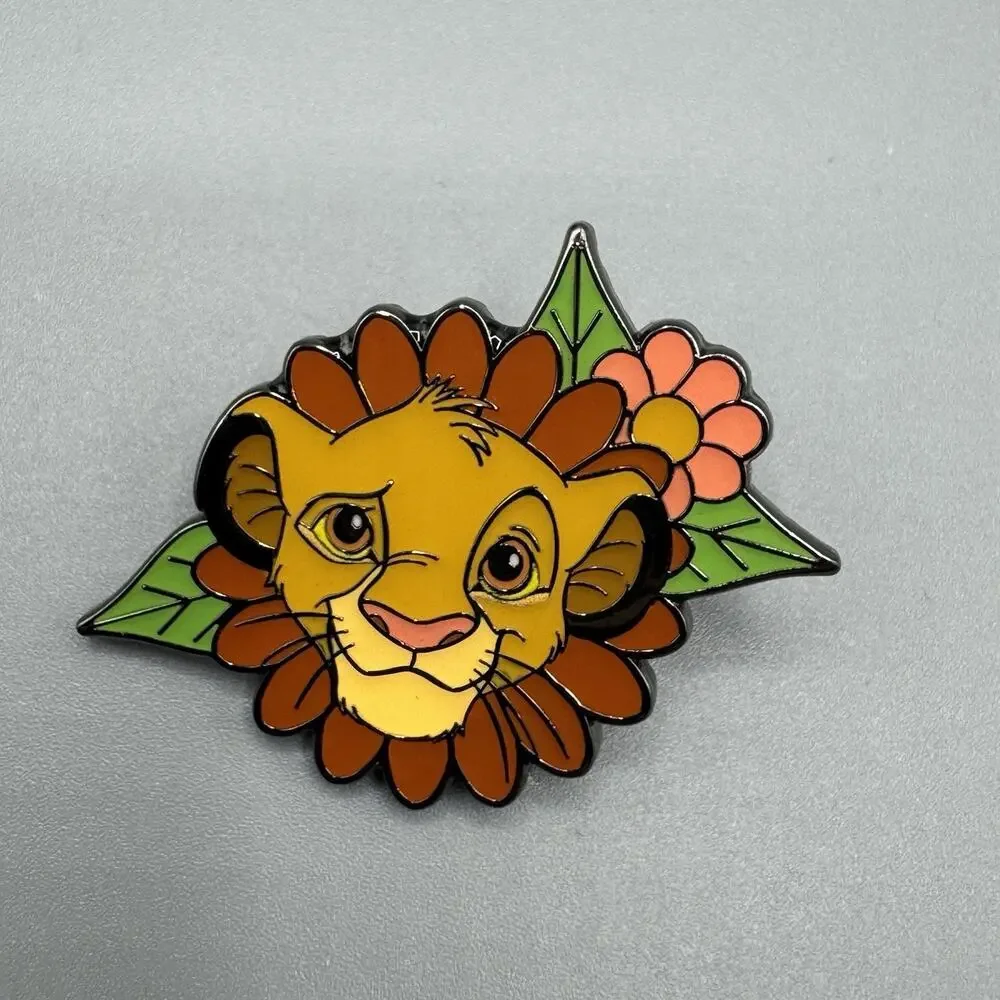 Loungefly Disney The Lion King SIMBA Floral Blind Box Enamel Pin New Open Box
